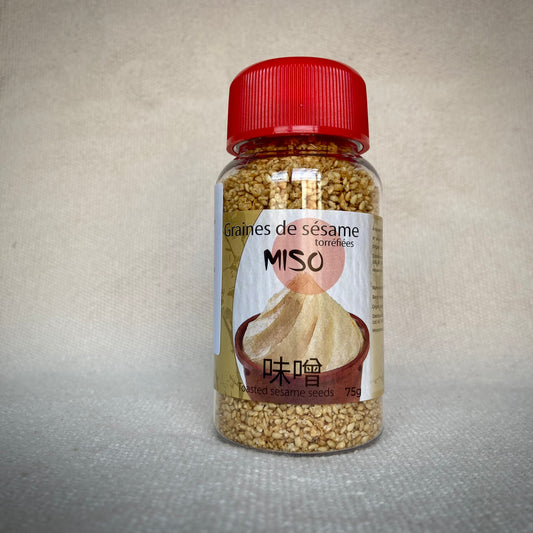 Rostade sesamfrön smaksatta med miso 75g